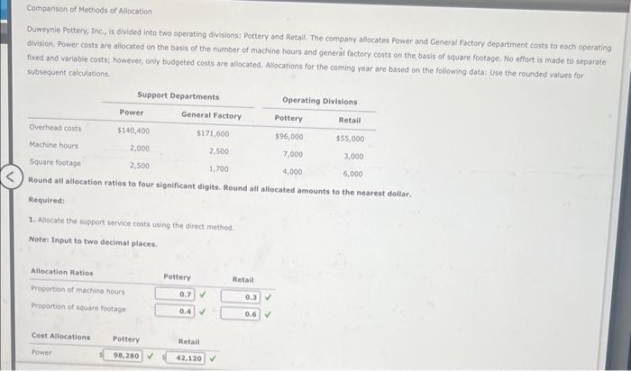 I need help with reciprocal method. please show work :) ty. In