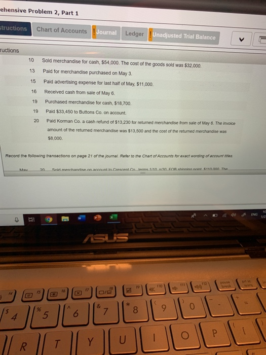 2018, are as follows: Assume all accounts have normal balances 110 Cash