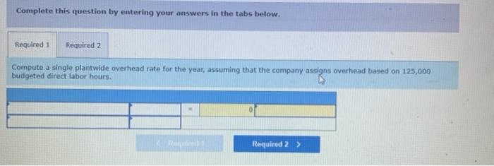 plantwide overhead rates LO P1 Xie Company identified the following activities.costs, and