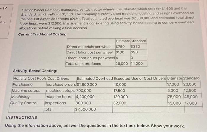 please answer fully and show work. typed out responses would also be