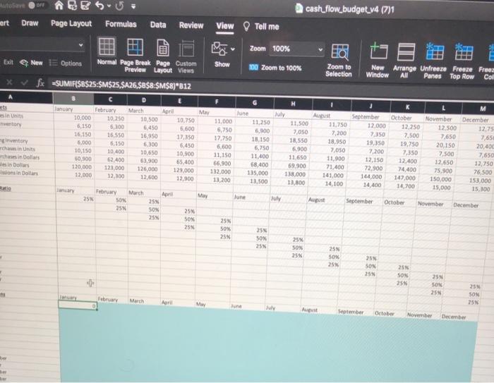 TECH Side 4560 Step 22 of 40: Collections By Month with SUMIF