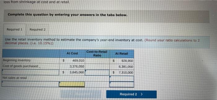 Alaska Company provide the following information for the year ended December 31.