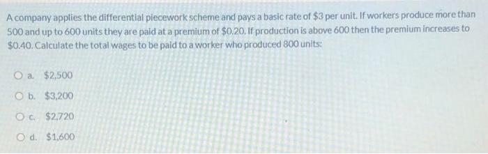 can i get the answer for this quick quick pleass A company