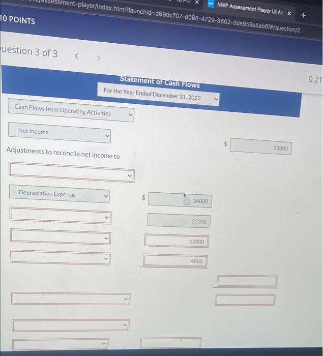 are comparative balance sheets for Mitch Company. Mitch Company Comparative Balance Sheets