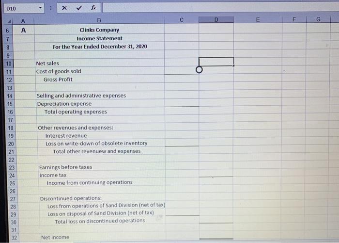 for 2020 are given below: Common stock-$5 par value Sales, net $1,000,000