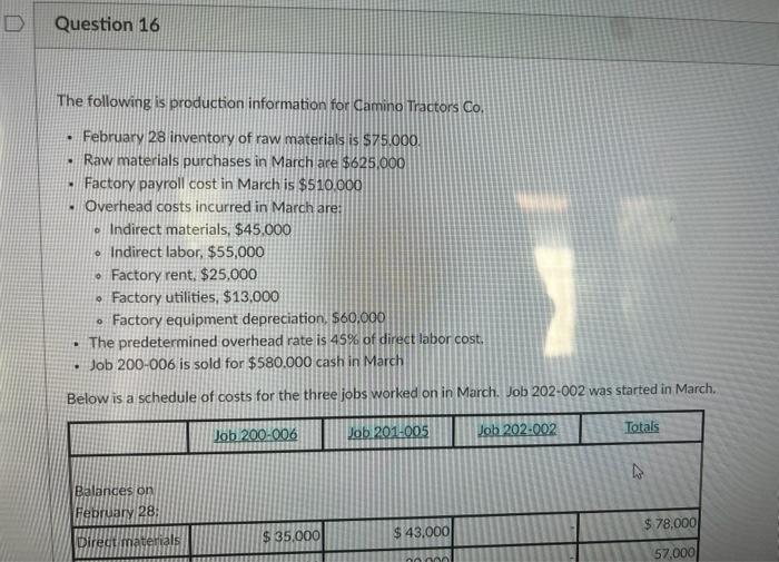 previous question, record the following journal entries for Camino Tractors Co. 1.
