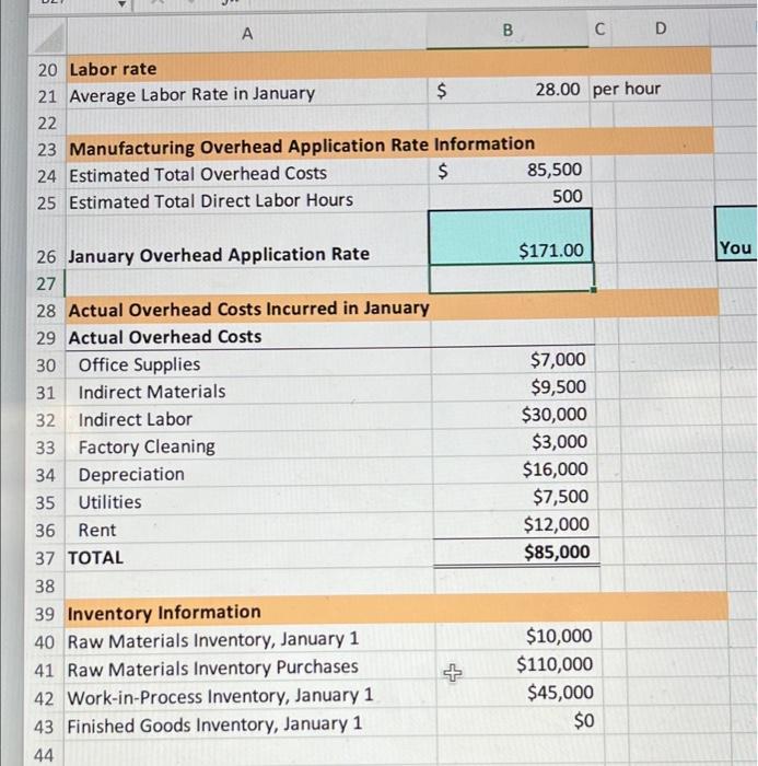 january first is considered job sold > 1 Work-in-Process Inventory 2 Jobs