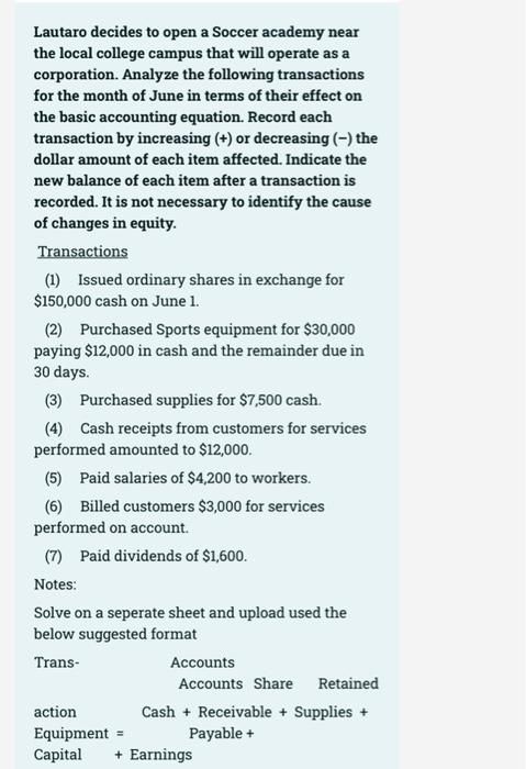 decides to open a Soccer academy near the local college campus that