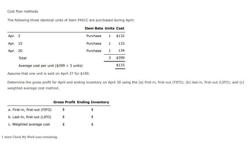 1- 2 - 3- 4 - Cost flow methods The following three