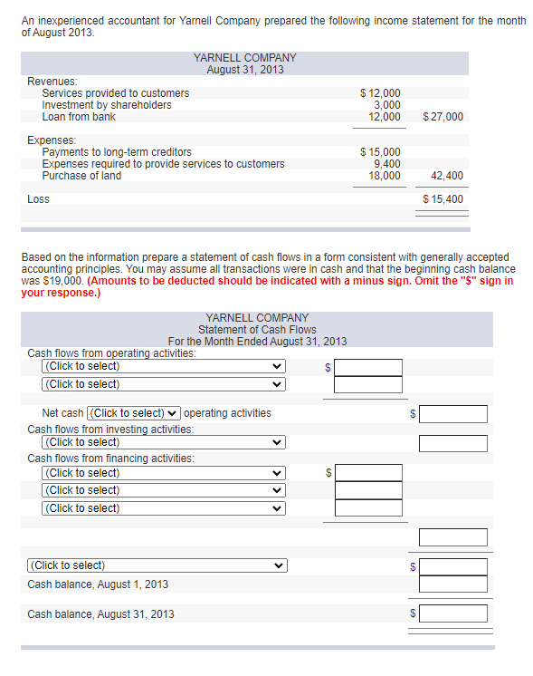 tabular form similar to the illustration of the accounting equation in Exhibit