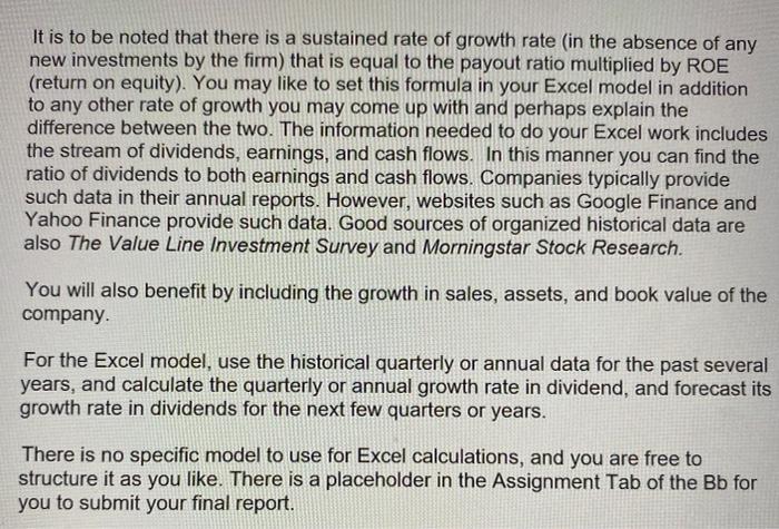 use your own company (whether or not it pays dividend), or any