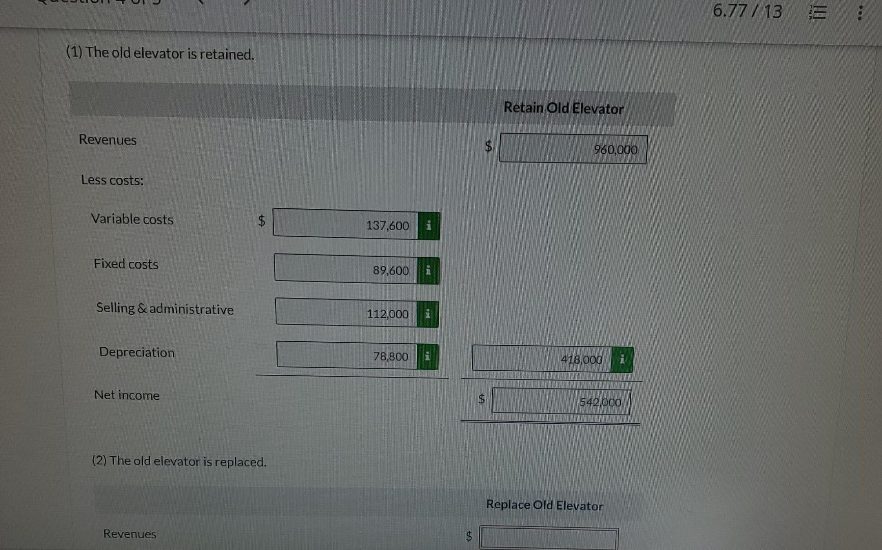 equipment exhibition where he watched a computerized elevator der impressed with the