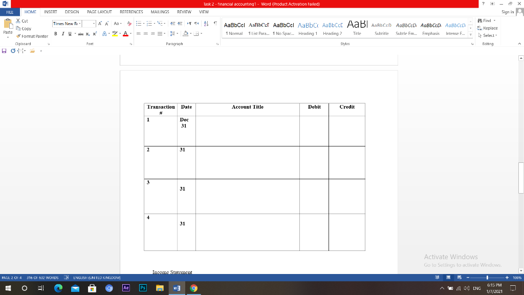 wants to assess your understanding and ability to prepare and produce the