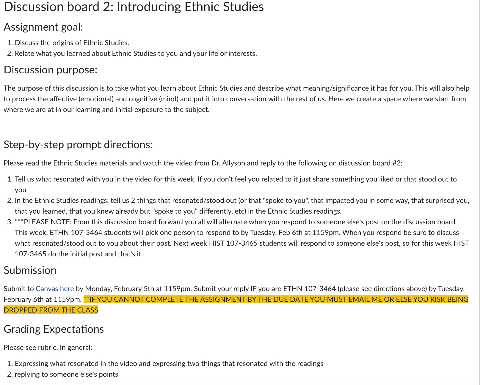  where we are at in our learning and initial exposure to