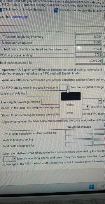 category (Click the icon to vew the date.) ad the reculirements: Requirement