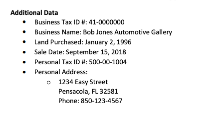 entity. B. Prepare the appropriate pages of Form 1040 including all relevant