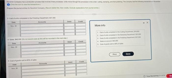 Unts move through the processes in this order cutting, stamping, and then