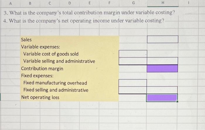 you! Diego Company manufactures one product that is sold for $80 per