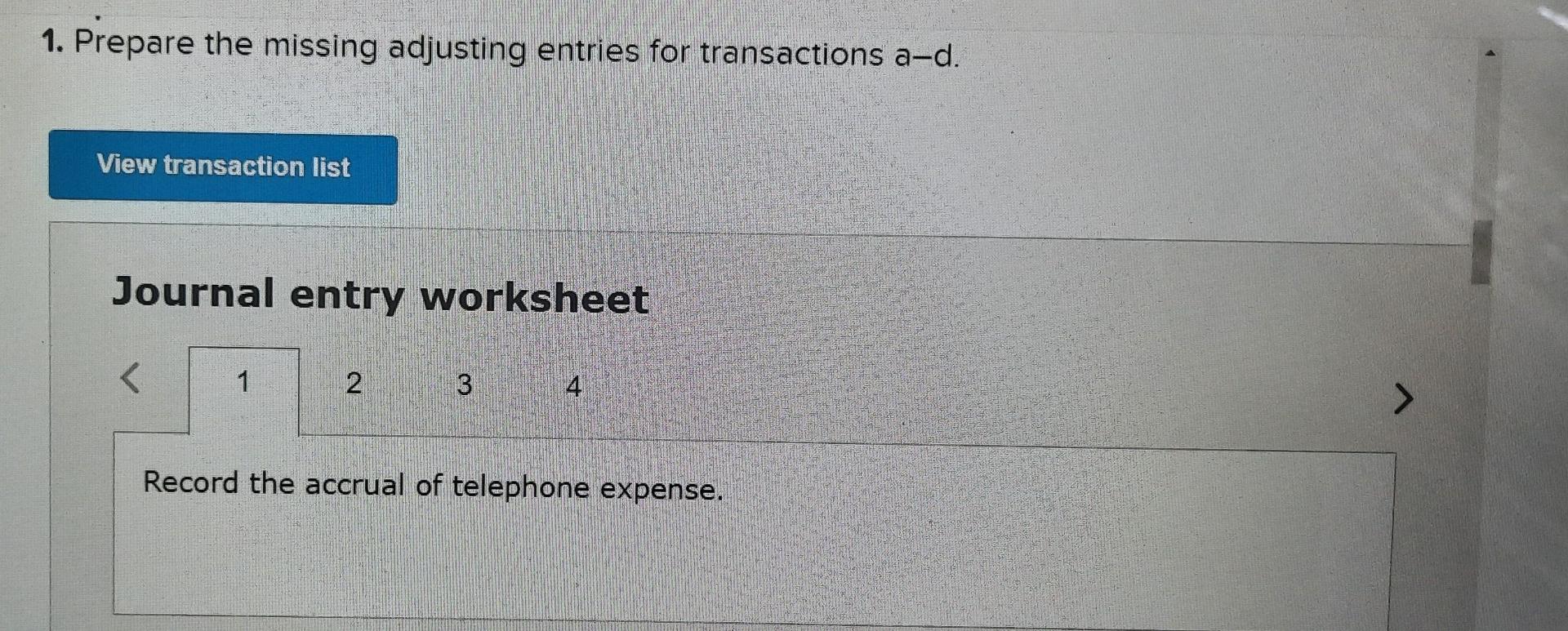 1 Prepaid $10,350 cash for three months rent for an office. 3