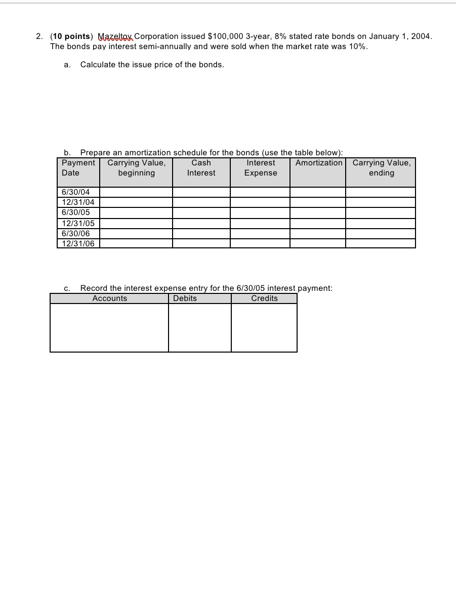 for complete credit (or partial credit). You may attach extra pages if