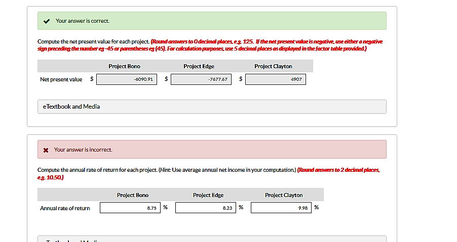 *PLEASE ONLY ANSWER THE INCORRECT ANSWER PART, THANK YOU.* U3 Company is