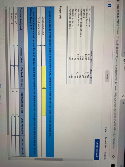 work Way Cool produces two different models of air conditioners. The company