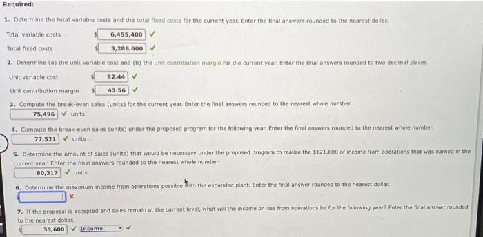 amount of sales (units) that would be necessary under Break-Even Sales Under