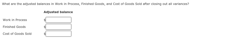 are immaterial and prepare the journal entries to close them to Cost