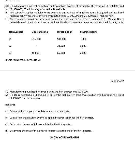  need answer all parts a,b,c,d as given below in the question.