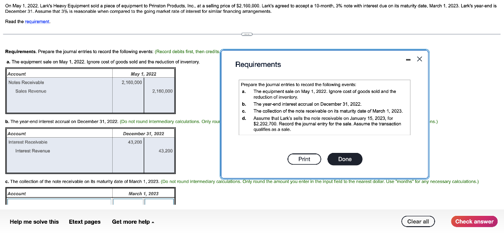  I need help with requirements c and d. I've also provided