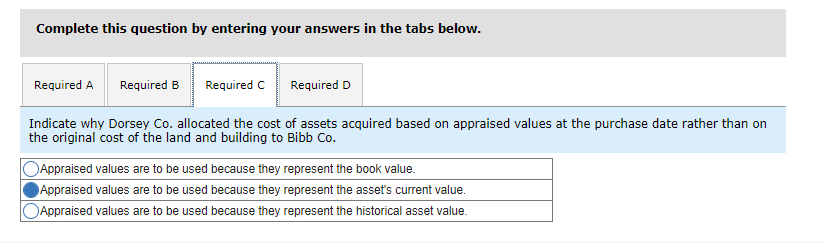 The appraised value of the land is $22,000, and the appraised value