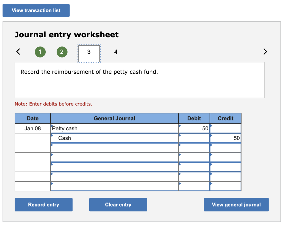 shows $71 in cash along with receipts for the following expenditures: postage,