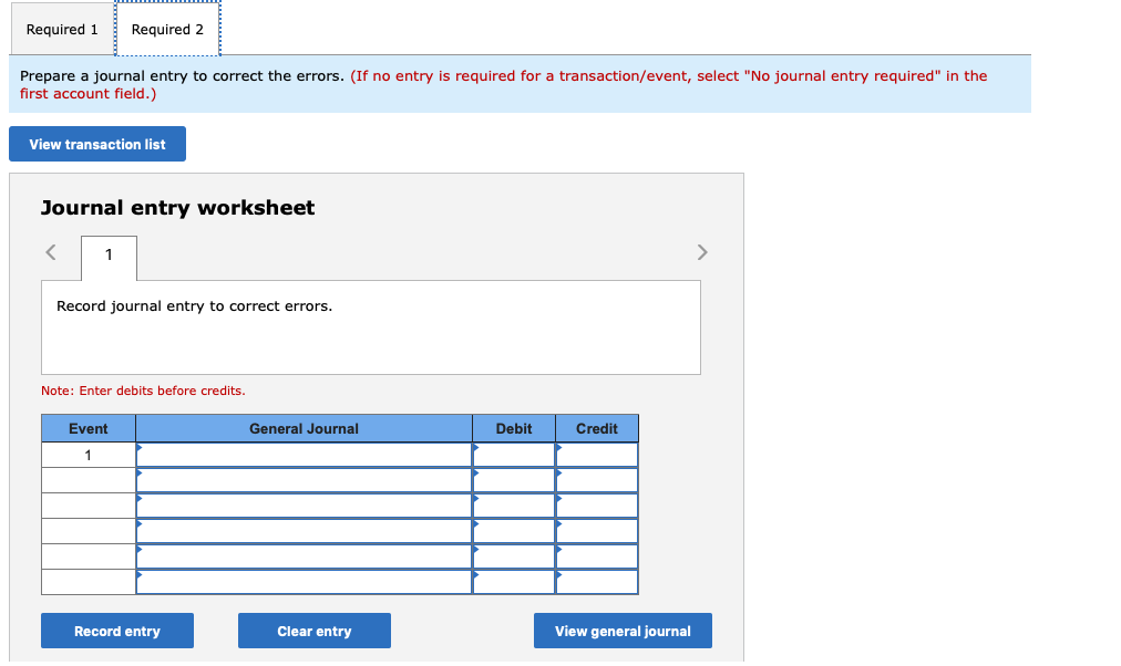 errors related to the 2019 and 2020 financial statements: a. Inventory at