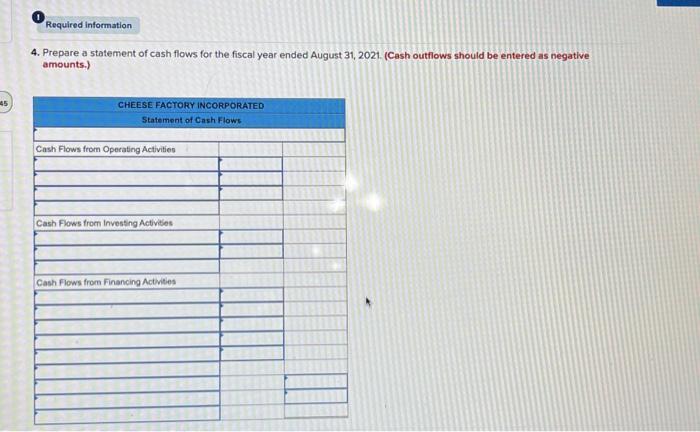 Financial Statements and Evaluating Financial Statements [LO 1-2 LO 1-3] [The following