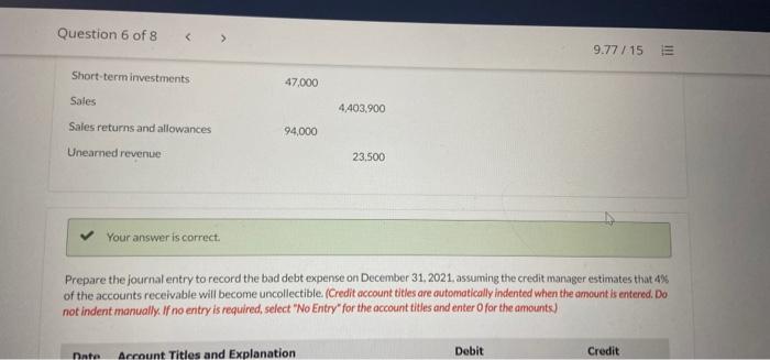 2021. Wildhorse Industries reports the following selected accounts from the unadjusted trial