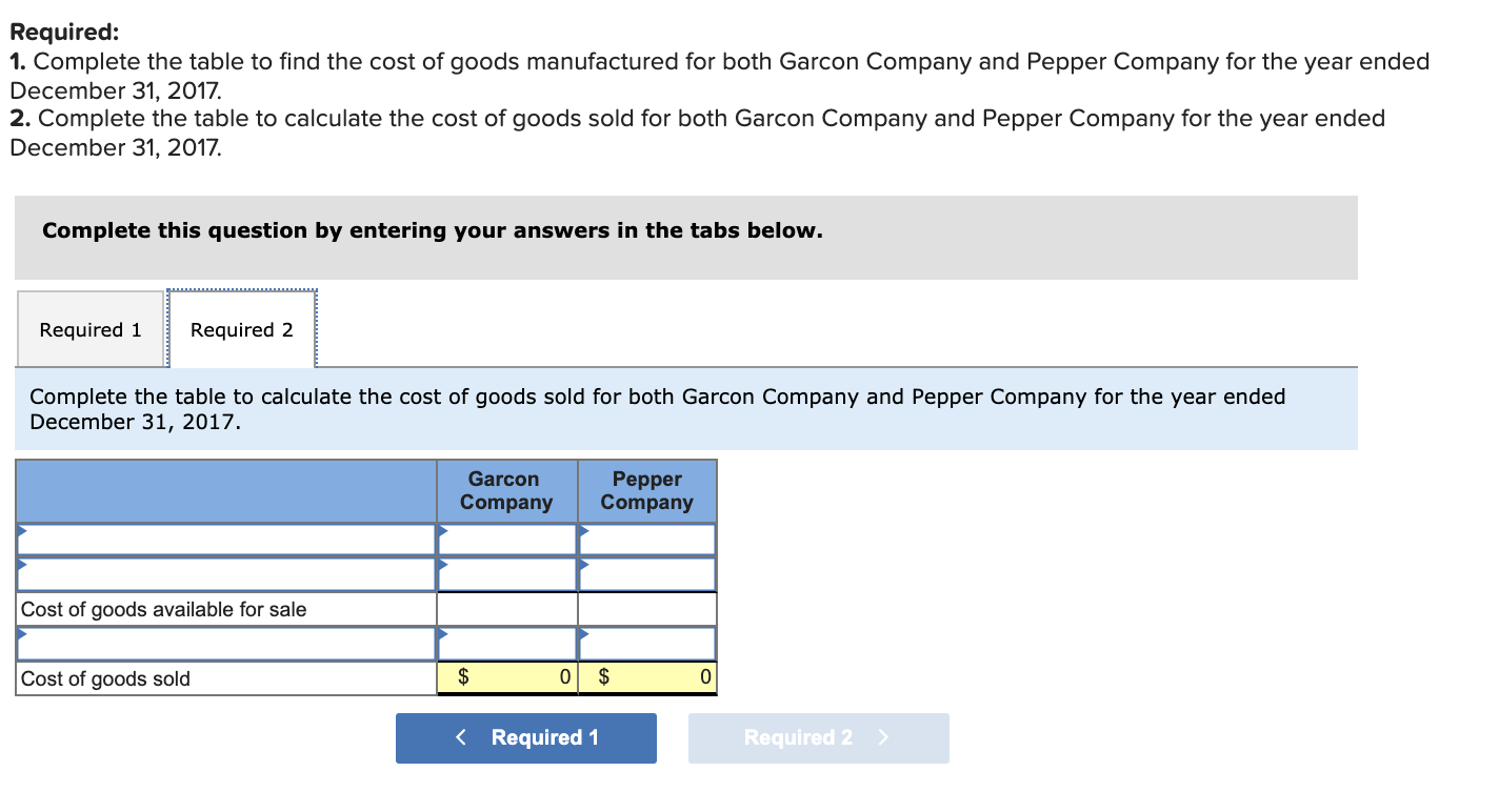 the following information for the Exercises below. [The following information applies to