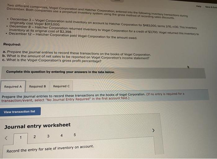 on the books of Vogel Corporation b. What is the amount of