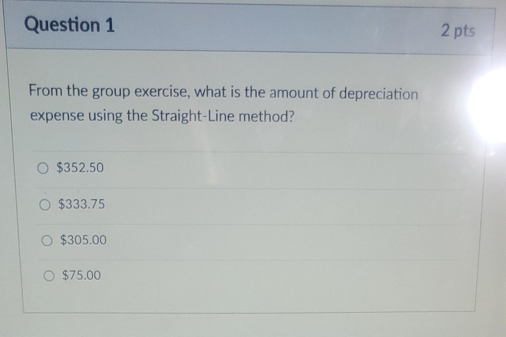 copy machine acquired with a cost of $1,410 has an estimated useful