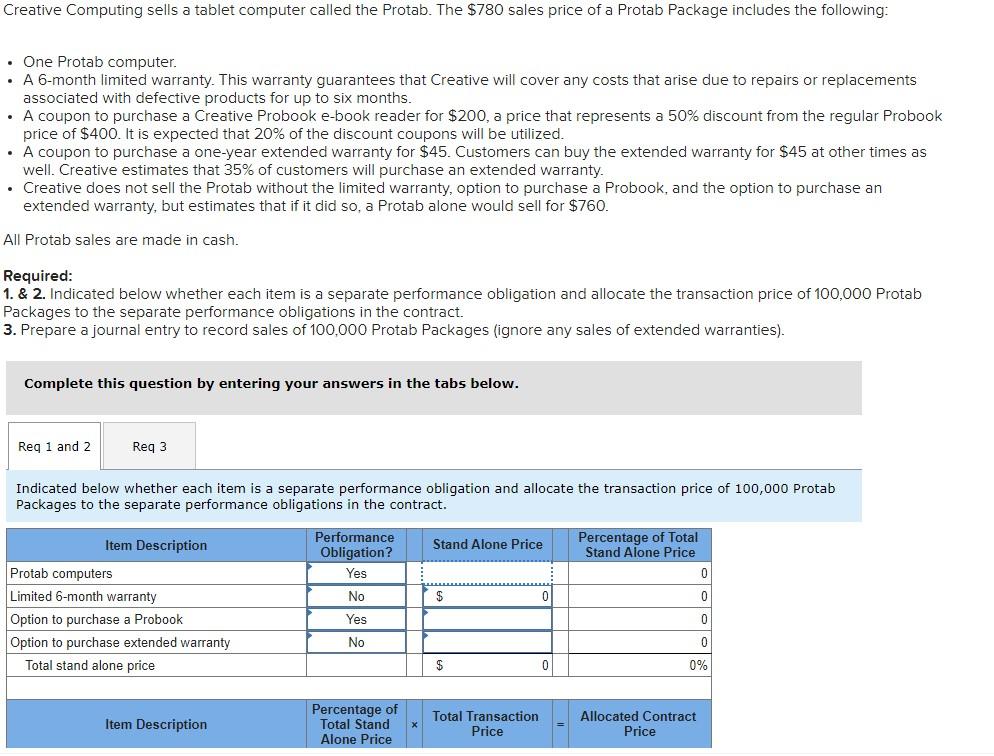  Creative Computing sells a tablet computer called the Protab. The $780