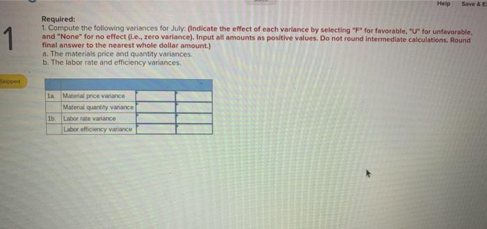 toy called the Maze. The company has recently created a standard cost