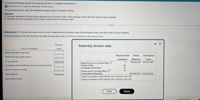 out during current period Work in proceding Accounted for Work done to