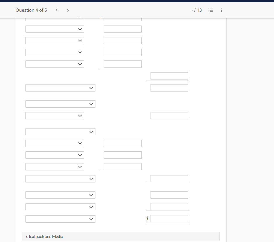 declared and paid were $42,000. 3. During the year equipment was sold