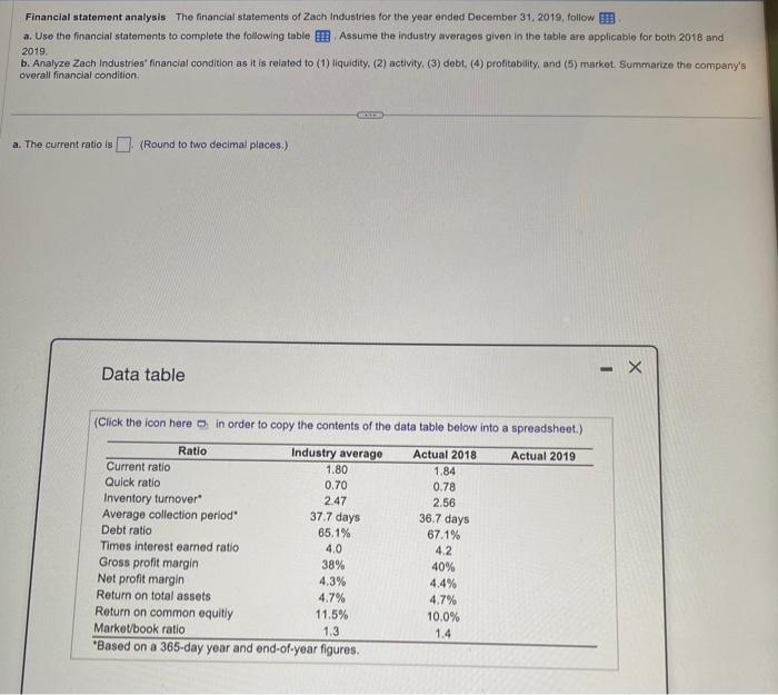 can you pleas solve for A and B Financial statement analysis