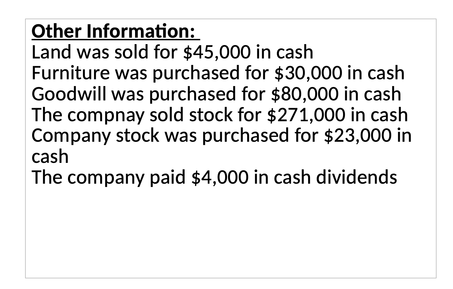 be paid next month 6. Happy cleaners provided $19,000 of cleaning services