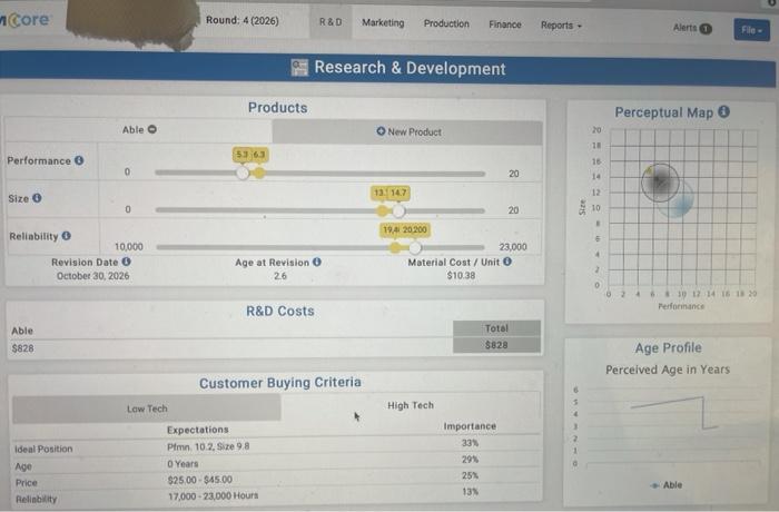 answer in numbers. what is the correct performance, size, and reliability. this