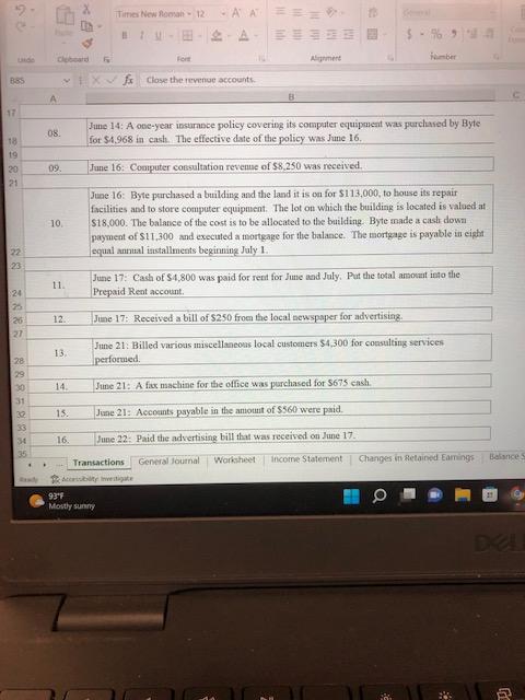 12 13 Shide 14 15 16 17 A 4 Transaction 01. Clipboard