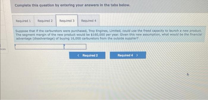 equipment. The company has always produced all of the necessary parts for