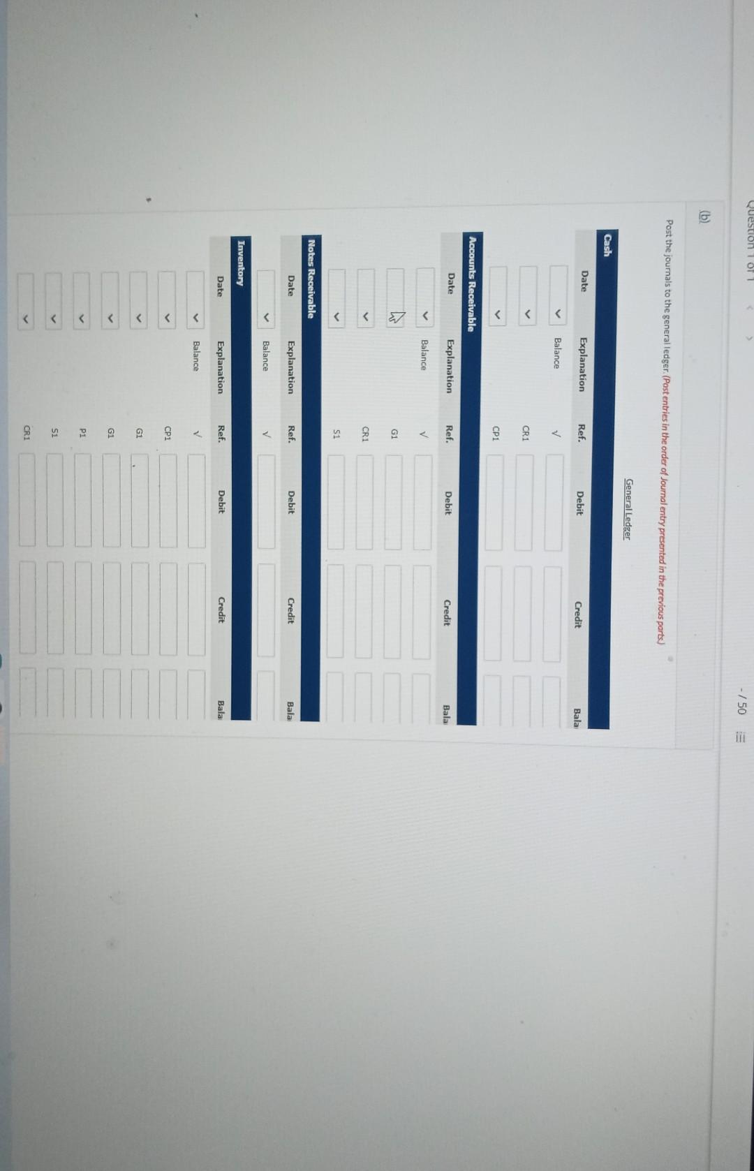 Customer January 1 Opening Balance R. Beltre $1,300 B. Santos 7,800 S.