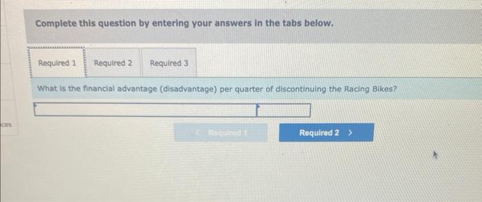 The Regal Cycle Company manufactures three types of bicycles-a dirt bike, a