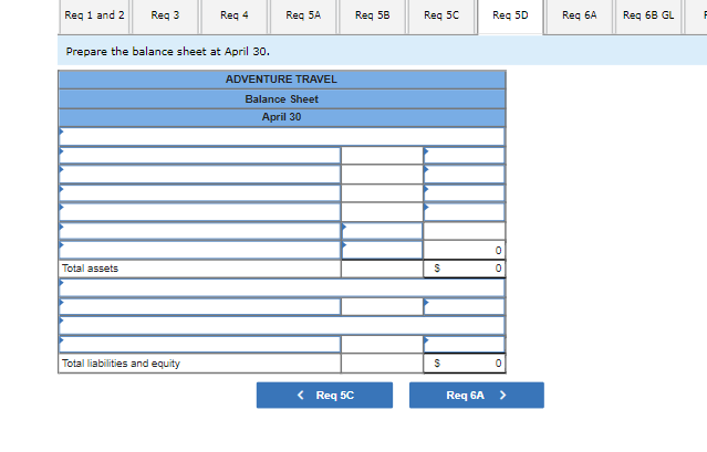 Travel. The following transactions occurred during the company's first month. Apri1 2